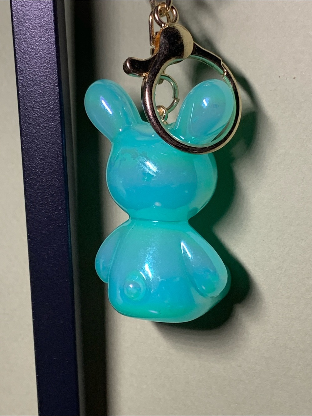 Charm Buddy Keychain - Blue Rabbit - Picture 3 of 4